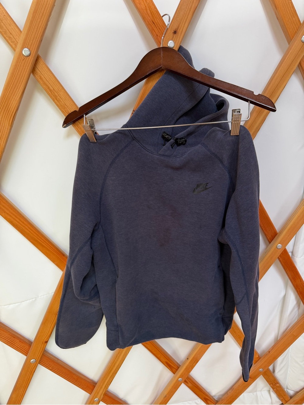 Nike Men’s Charcoal Crewneck Hoodie